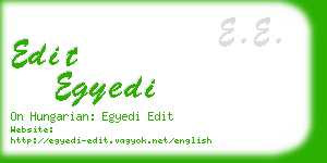 edit egyedi business card